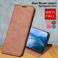 Mobfone For OPPO F11 A3S A3 Leather Case R17 Pro Auto Magnetic Closed Flip Stand A5 A9 2020 Wallet Book Cover