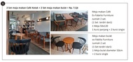 Set meja makan Fabelio Furniture