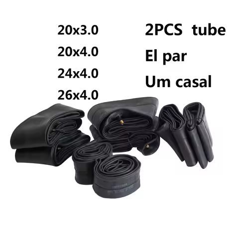 2PCS Fat Bicycle Tube 20 X 3.0 20x4.0 24x4.0 26x4.0 Bike Inner Tube For Snowmobiles Bicycles ATVs Bl