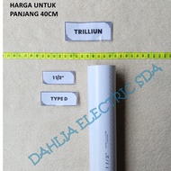 PVC Pipe 1 1/ 2" D LENGTH 40CM TRILLION