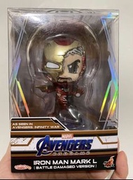 Iron man hot toy costbaby MARVEL Avengers Iron Man Mark L  Battle Damaged Version 戰損版