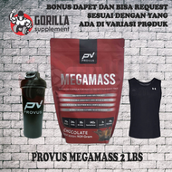 PROVUS Mega mass 2lbs 900 Gram Megamass Gainer Suplemen Fitness Bulking Susu penambah Berat Badan