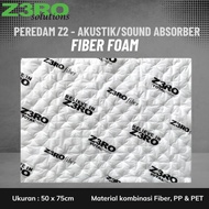 Car Soundproofing - Z2 Fiber Foam Zero Soundproofing - Size 50x75cm - Acoustic Soundproofing / Sound