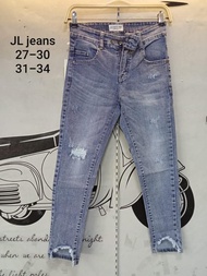 BS-CELANA JEANS WANITA CELANA JEANS IMPORT JL JEANSLINE CELANA JEANS LINE WANITA BAHAN IMPORT RIPPED