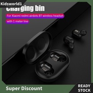 [kidsworld1.sg] Charging Case with USB Cable for Xiaomi Redmi AirDots TWS Wireless Earbuds