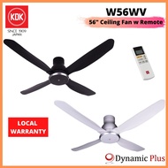 KDK W56WV 140cm Ceiling Fan 4 Blades DC Motor with Remote