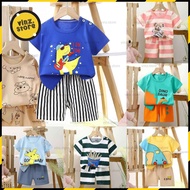 (3m-5years) Baby Clothing Girls Boy Short Sleeve Cute Design Clothing Children Summer Wear
