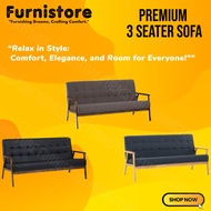 Furnistore Affordable 3 seater sofa (1+2+3) Sofa Set / Seater Sofa Set /Fabric Sofa / PU Sofa / 2 Seater Sofa / 1+2+3 SofaSet