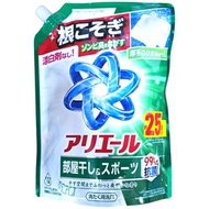 P&G ARIEL 消臭抗菌洗衣液 625g 室内晾乾用 補充裝 綠色 -09365(平行進口)