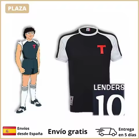 OLIVER AND BENJI MARK LENDERS SHIRT, OLIVER AND BENJI TOP Tsubasa Captain Nanatsu School MARK LENDER
