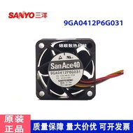 Sanyo 9GA0412P6G031 12V 0.23 A 4020 4 Wires 4Ccm Violent Cooling Fan