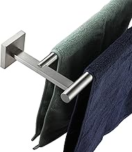 KOKOSIRI Towel Holder Bathroom Accessories Double Towel Bar for Kitchen Necklace Holder 24 Inch Brus