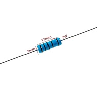 CHIP 20pcs 3W Metal Film Resistor color Ring Power Resistor 0.1 0.2 0.12R 0.22 2M 3 3.3 4.7 10R 47 1