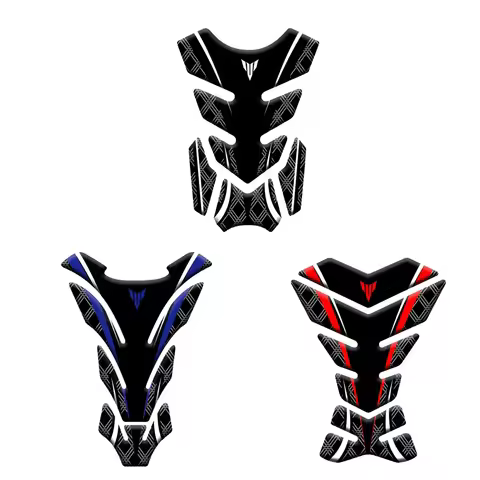 3D Carbon Fiber Motorcycle Fuel Tank Pad Cover Protector Decal Stickers For MT01 MT03 MT07 MT09 MT10