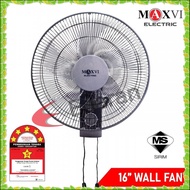 MAXVI MX16WF 16" 5 FAN BLADE WALL FAN (GREY)