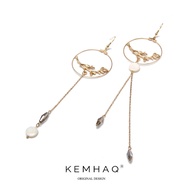 Khuyên Tai Vòng Tròn Hoa Tai Kiểu Tiên Nữ Siêu Dài Kiểu Tiên Nữ Khí Chất Phong Cách Mori Girl Hoa Ta