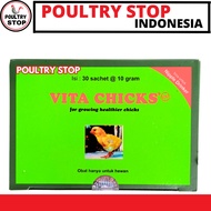 VITA CHICKS 10 GRAM 1 BOX (30 SACHETS) - Growth Vitamins for CHICKS, Doc, and Poultry Vita CHICKS