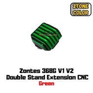 Zontes 368G V1 V2 Double Stand Extension 2 Tone CNC Aluminum For Zontes 368G V1 V2
