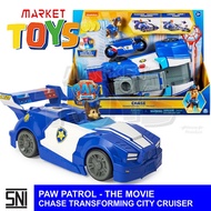 Paw Patrol The Movie - Chase Transforming City Cruiser Kids Toys Police Motorcycle Car