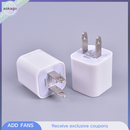 Aokago USB Cube Adapter 5W Wall Charger สำหรับ iPod, iPad, iPhone 5 5C 5S 6s 7 plus