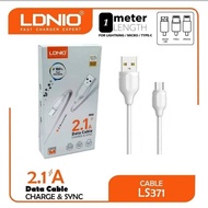 LDNIO 2.1A CURRENT MAX  DATA CABLE 1METER
