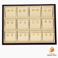 AURORA Selected ต่างหูทองแท้ 96.5% คละลาย 1 กรัม