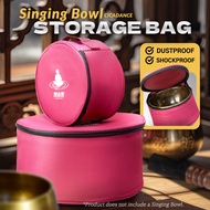 Oxford Fabric Singing Bowl Bag Oxford Fabric Waterproof Multiple Sizes Portable for Tibetan Bowl Sto