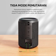 Speaker Bluetooth Robot RB120 FULL BASS TWS Wireless Tanpa Kabel Musik Box + Charger USB Anti Air