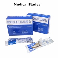 【Q shop】 50/100pcs Scalpel Blades Dental Surgical Scalpel Blades Sterilized