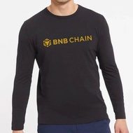 BNB Chain Binance Crypto Blockchain Long Sleeve t-shirt