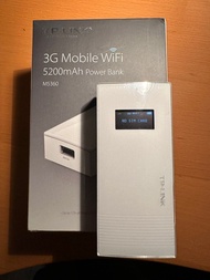 TP-LINK M5360 3G Mobile WiFi 5200mAh Power Bank WiFi 蛋 / 尿袋 / 流動 WiFi share SIM card router  ( ♻️ 以物