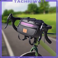 [Tachiuwa1] Bike Handlebar Bag Riding Accessories Practical Large Capacity Bike Front Bag for Travel Outdoor Folding Bikes Mountain Bikes