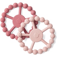 Samigo Ring Baby Teether Toy Silicone Teeth Ring Toy Suitable for 0-6-12 Months Baby, 0-3 Months Bab