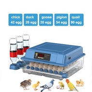 3-in-1 Upgrade 42 Eggs Incubator Fully Automatic Turning Hatcher Tool Automatic Water Adding Double 
