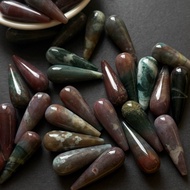 [Rough Stone] Ocean Jasper Water Drop Pendant