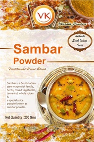 Traditional Sambar Powder...pure indian spices...natural south indian home blend powder...Special Sa
