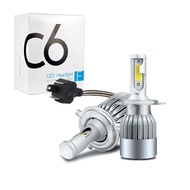 C6 LED LIGHTS 36W COB CAR SOCKET H4