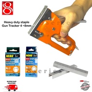 Heavy Duty Stapler/ Staple Tacker 4~8mm / Schnellnagler 4~8mm staple pin /Nail refill