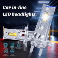 [WQF]1 Pair Car Headlight 22000LM 600% Brighter H7 LED Bulb Plug Play H7 Replacement Auto LED Headlight Bulbs