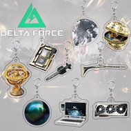 Delta Force Keychain DIY Creative Key Chain Pendant Ornaments Gifts for Game Fans Keychains