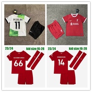 2023-24 Liverpool Jersey Set Kids LFC LIVERPOOL Home Away Football