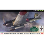 HA07497 1/48 Mitsubishi A6M5 Zero Fighter Type 52 'Super Ace' w/Figure