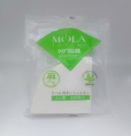 Mola v01 咖啡錐形濾紙100張 （v60 01適用）