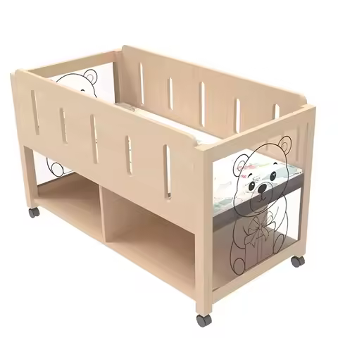 Bestseller Montessori Children Bed Sofa Solid Wood Single Bed for Small Room