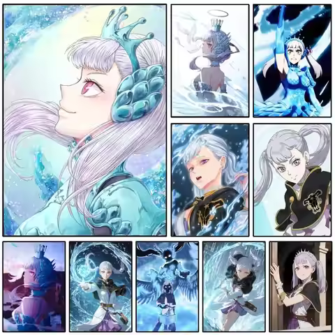 1PC N-noelle S-silva Poster Self-adhesive Art Waterproof Paper Sticker Coffee House Bar Room Wall De