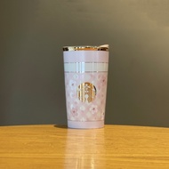 Starbucks Ready Stock New Product Spring Cherry Blossom Limited Pink Girl Heart Diamond Small Fragrance Double-Layer Cup Lid Mug