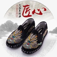 Old Beijing Cloth Shoes Influencer Xishan Cloth Shoes Embroidered Shoes Social Shoes Men Old Beijing