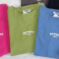 Áo thun nam nữ mẫu "BETATE" áo phông cotton 3158