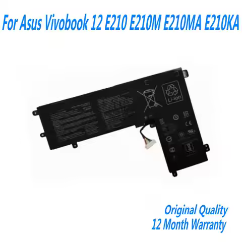 7.7V 4800mAh 38Wh C21N1913 Laptop Battery For Asus Vivobook 12 E210M E210K E210MA E210KA Series