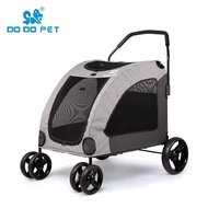 Pet Stroller Lightweight Foldable Stroller Large, Medium and Small Dogs Injured Dog Older Dog Trolley Pet Cat Stroller S